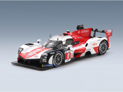 Toyota GR010 Hybrid Toyota Gazoo Racing No. 8 Buemi Hartley Hirakawa Winner 24h Le Mans 2022 Spark Model 1:43 scale model - front three-quarter view