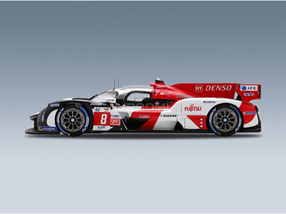 Toyota GR010 Hybrid Toyota Gazoo Racing No. 8 Buemi Hartley Hirakawa Winner 24h Le Mans 2022 Spark Model 1:43 scale model - side view