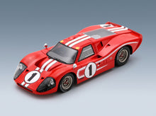 FORD USA - GT40 MKIV 7.0L V8 TEAM SHELBY AMERICAN INC. N 1 WINNER 24h LE MANS 1967 ANTHONY JOSEPH FOYT - D.GURNEY - RED WHITE - front three-quarter view