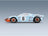 Ford GT40 4.9L V8 JW Automotive Engineering No. 6 Jacky Ickx Jackie Oliver Winner 24h Le Mans 1969 Spark Model 1:43 scale model - side view