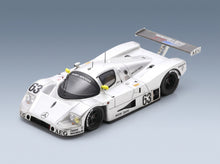MERCEDES BENZ - SAUBER C9 5.0L TURBO V8 TEAM SAUBER MERCEDES N 63 WINNER 24h LE MANS 1989 JOCHEN MASS - MANUEL REUTER - STANLEY DICKENS - SILVER - front three-quarter view