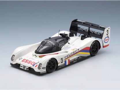 Peugeot 905 EVO1B 3.5L V10 Peugeot Talbot Sport No. 3 Geoff Brabham Christophe Bouchut Eric Helary Winner 24h Le Mans 1993 Spark Model 1:43 scale model - front three-quarter view