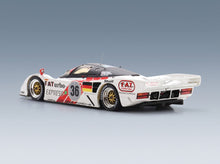 PORSCHE - DAUER 962 3.0L TURBO TEAM LE MANS PORSCHE N 36 WINNER 24h LE MANS 1994 MAURO BALDI - HURLEY HAYWOOD - YANNICK DALMAS - WHITE RED - rear three-quarter view