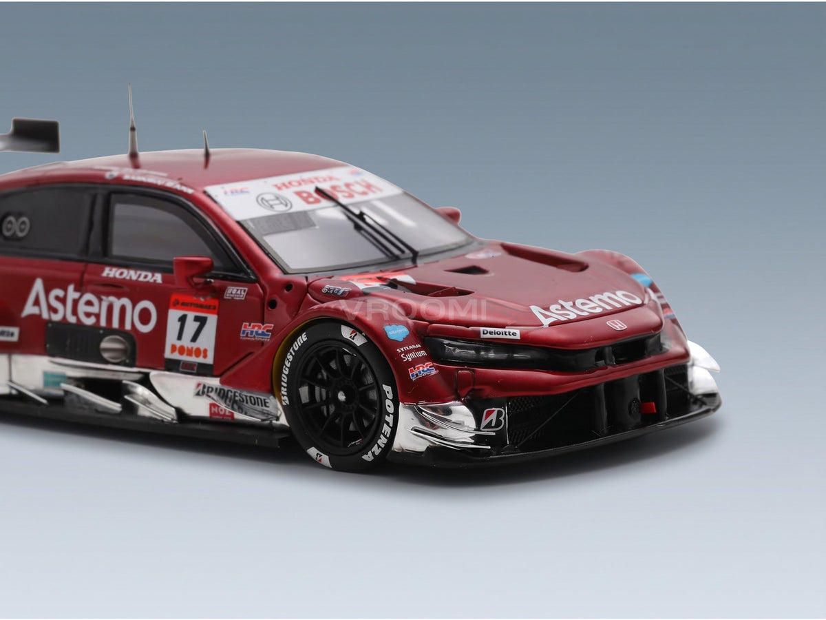 Honda Civic Type R-GT Team Astemo Real Racing No. 17 Koudai Tsukakoshi Syun Koide GT500 Super GT 2025 Spark Model 1:43 scale model - front detail
