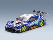 TOYOTA - SUPRA GR TEAM WEDSSPORT BANDOH N 19 GT500 CLASS SUPER GT 2025 YUJI KUNIMOTO - SENA SAKAGUCHI - BLUE WHITE - front three-quarter view
