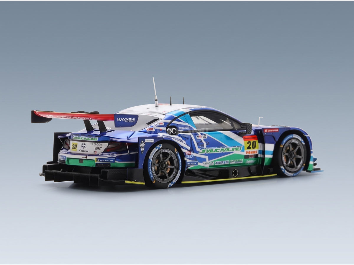 Toyota GR86 GT Team Shade Racing No. 20 Katsuyuki Hiranaka Eijiro Shimizu GT300 Class Super GT 2025 Spark Model 1:43 scale model - rear three-quarter view