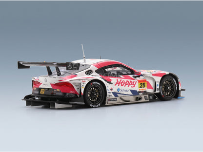 Toyota Supra GR Team Hoppy No. 25 Kimiya Sato Ryota Horachi GT300 Class Super GT 2025 Spark Model 1:43 scale model - rear three-quarter view