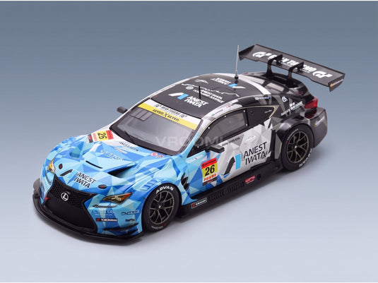 Lexus RC F GT3 Team Anest Iwata Racing No. 26 Igor Fraga Hironobu Yasuda GT300 Class Super GT 2025 Spark Model 1:43 scale model - front three-quarter view