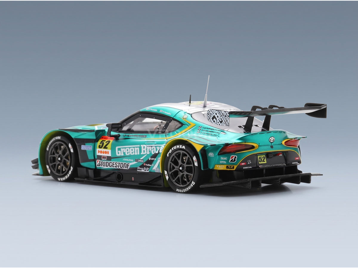 Toyota GR Supra GT300 Saitama Green Brave No. 52 Yoshida Nonaka Super GT 2025 Spark Model 1:43 scale model - rear three-quarter view