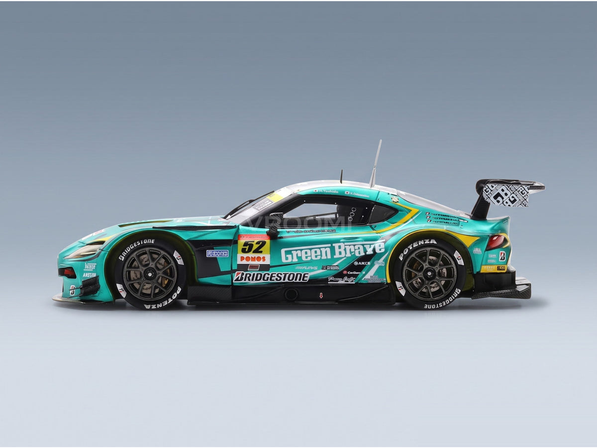 Toyota GR Supra GT300 Saitama Green Brave No. 52 Yoshida Nonaka Super GT 2025 Spark Model 1:43 scale model - side view