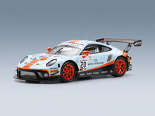 Porsche 911 991 GT3 R GPX Racing No. 20 Lietz Christensen Estre Winner 24h Spa 2019 Spark Model 1:43 - front three-quarter view