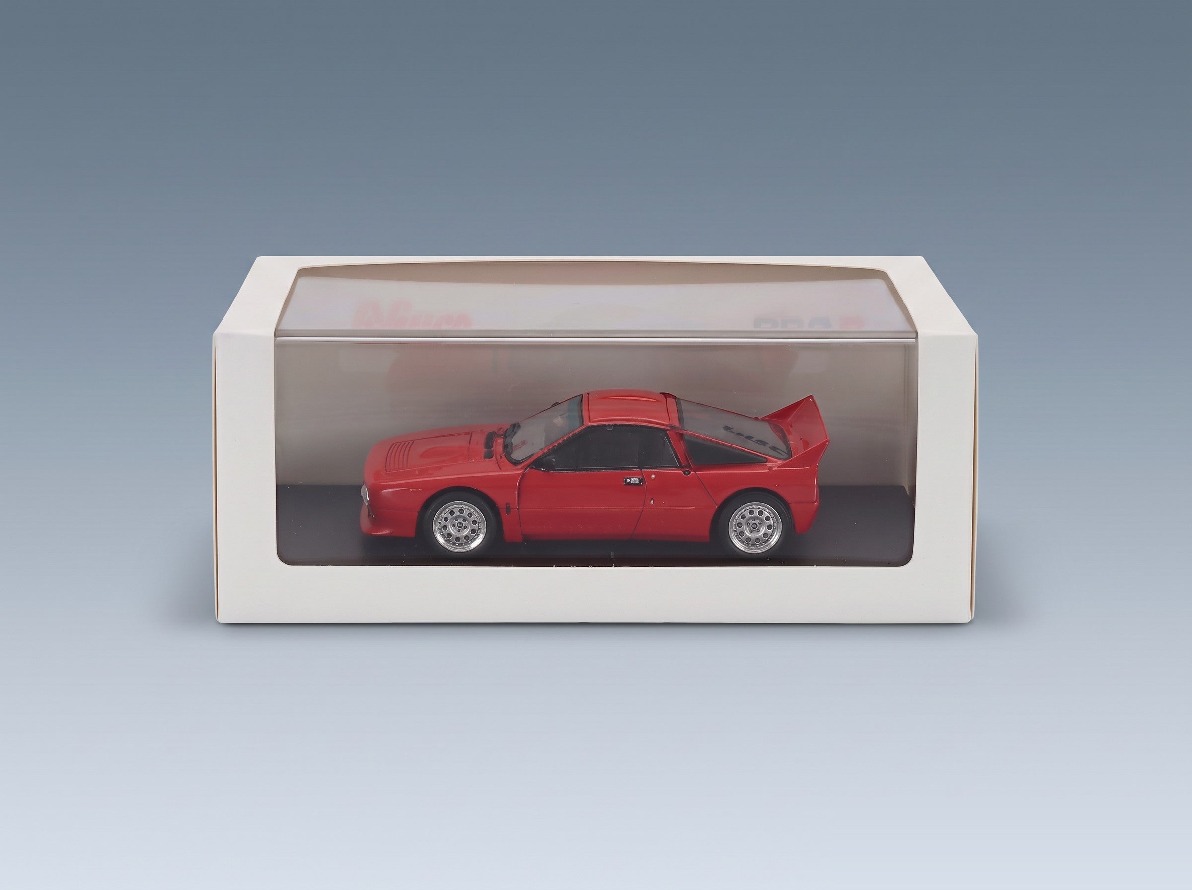 Lancia 037 Street Version 1982 Red Schuco 1:43 scale model - original packaging