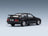 Ford Sierra Cosworth RS500 1987 Black Schuco 1:43 scale model - rear three-quarter view
