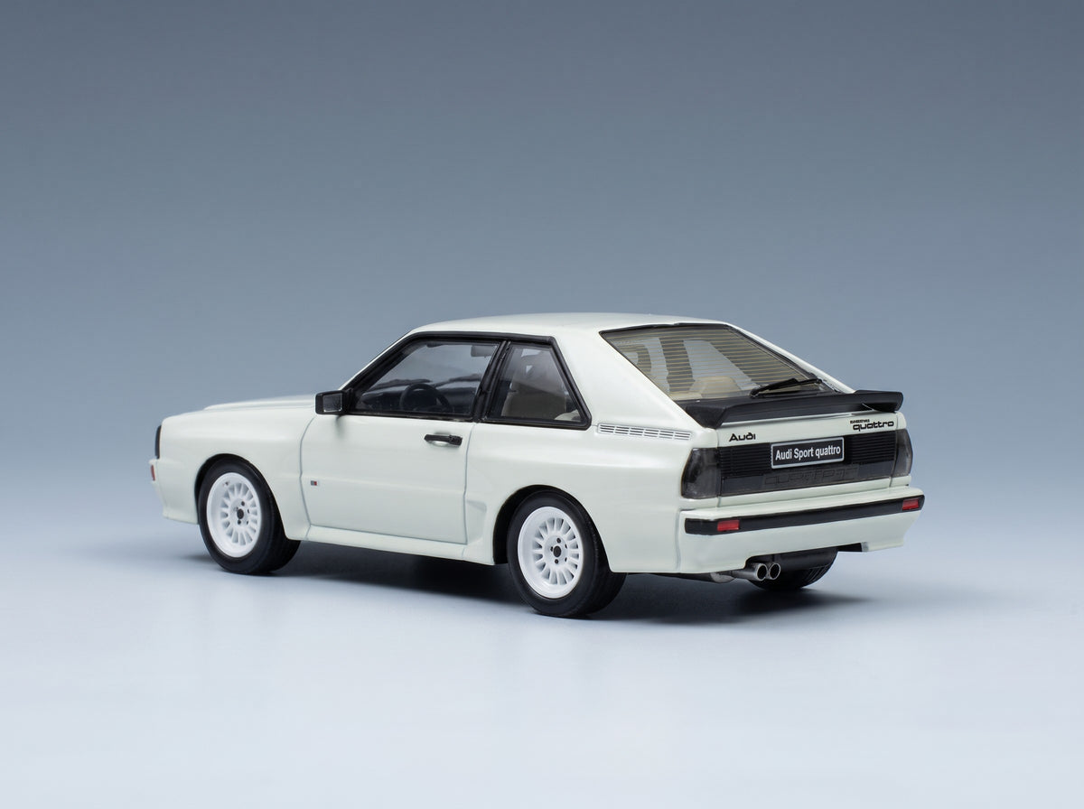 Audi Quattro Sport 1985 Schuco 1:43 scale model - rear three-quarter view