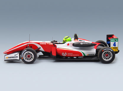 Dallara F3 F317 Mercedes Prema Theodore Racing No. 4 Mick Schumacher Formula 3 Champion 2018 Minichamps 1:43 scale model - side view