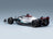 Mercedes F1 W13E Team Mercedes-AMG Petronas F1 No. 63 3rd Australian GP 2022 George Russell Minichamps 1:43 scale model - front three-quarter view, top down