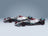 Mercedes W13E Set 2x Mercedes-AMG Petronas F1 No. 44 3rd Bahrain GP Lewis Hamilton No. 63 4th Bahrain GP George Russell 2022 Minichamps 1:43 scale model - rear three-quarter view