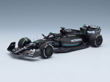 Mercedes F1 W14 Mercedes-AMG Petronas Formula One No. 63 George Russell 7th Bahrain GP 2023 Minichamps 1:43 scale model - front three-quarter view