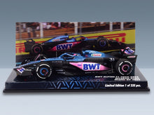 Alpine A523 BWT Alpine F1 Team No. 31 9th Miami GP Esteban Ocon 2023 Minichamps 1:43 scale model - side view