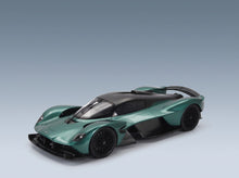 Aston Martin Valkyrie 2021 Green Schuco 1:18 scale model - front three-quarter view