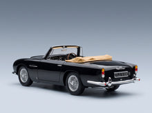 Aston Martin DB5 Volante Cabriolet Open 1964 Grey Metallic Schuco 1:18 scale model - rear three-quarter view