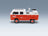 Volkswagen T2 Double Cabine Pick-Up 1962 Red White Schuco 1:43 scale model - side view