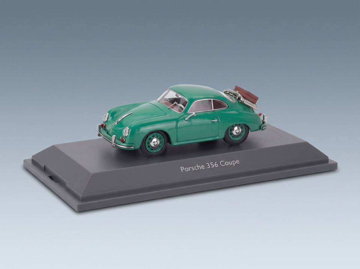 Porsche 356 Coupé 1952 Green Metallic Schuco 1:43 scale model - original packaging