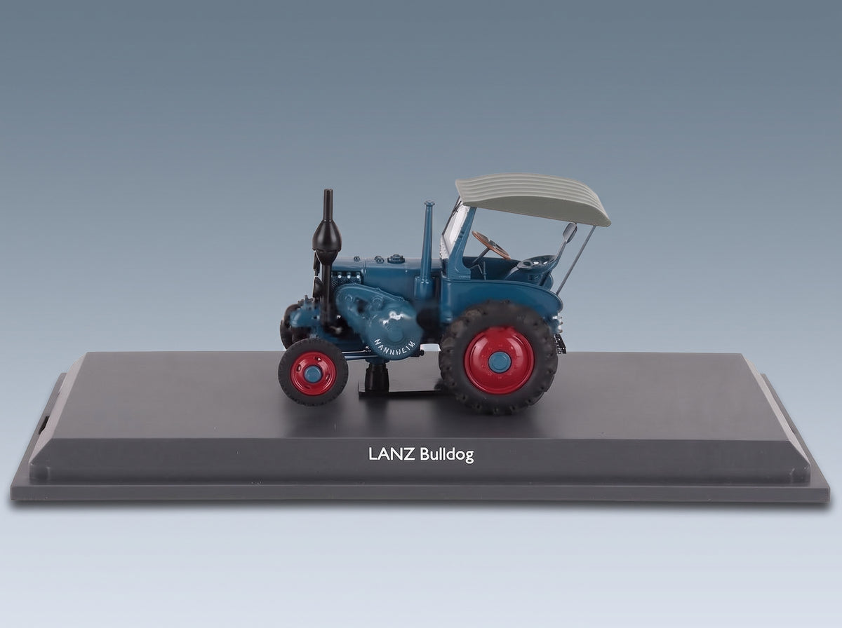 Lanz Bulldog D9506 Tractor 1949 Blue Red Schuco 1:43 scale model - original packaging