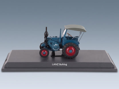 Lanz Bulldog D9506 Tractor 1949 Blue Red Schuco 1:43 scale model - original packaging