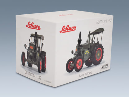 Lanz Bulldog D9506 Tractor 1949 Grey Red Schuco 1:32 scale model - original packaging