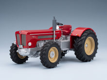 Schluter Super 1500V Tractor without Cab 1979 Red Silver Schuco 1:32 - front three-quarter view