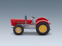 Schluter Super 1500V Tractor without Cab 1979 Red Silver Schuco 1:32 - side view