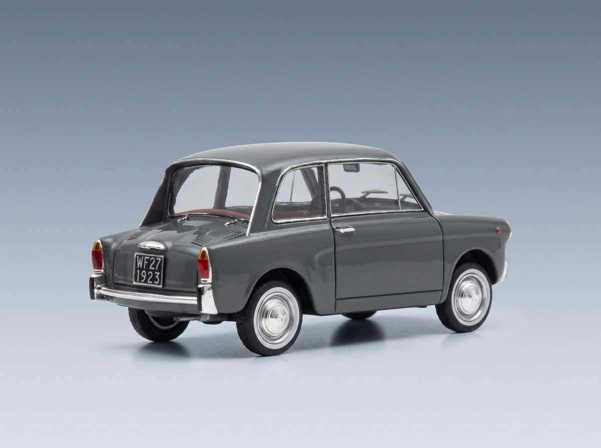 Autobianchi Bianchina 1965 Grey Schuco 1:43 scale model - rear three-quarter view