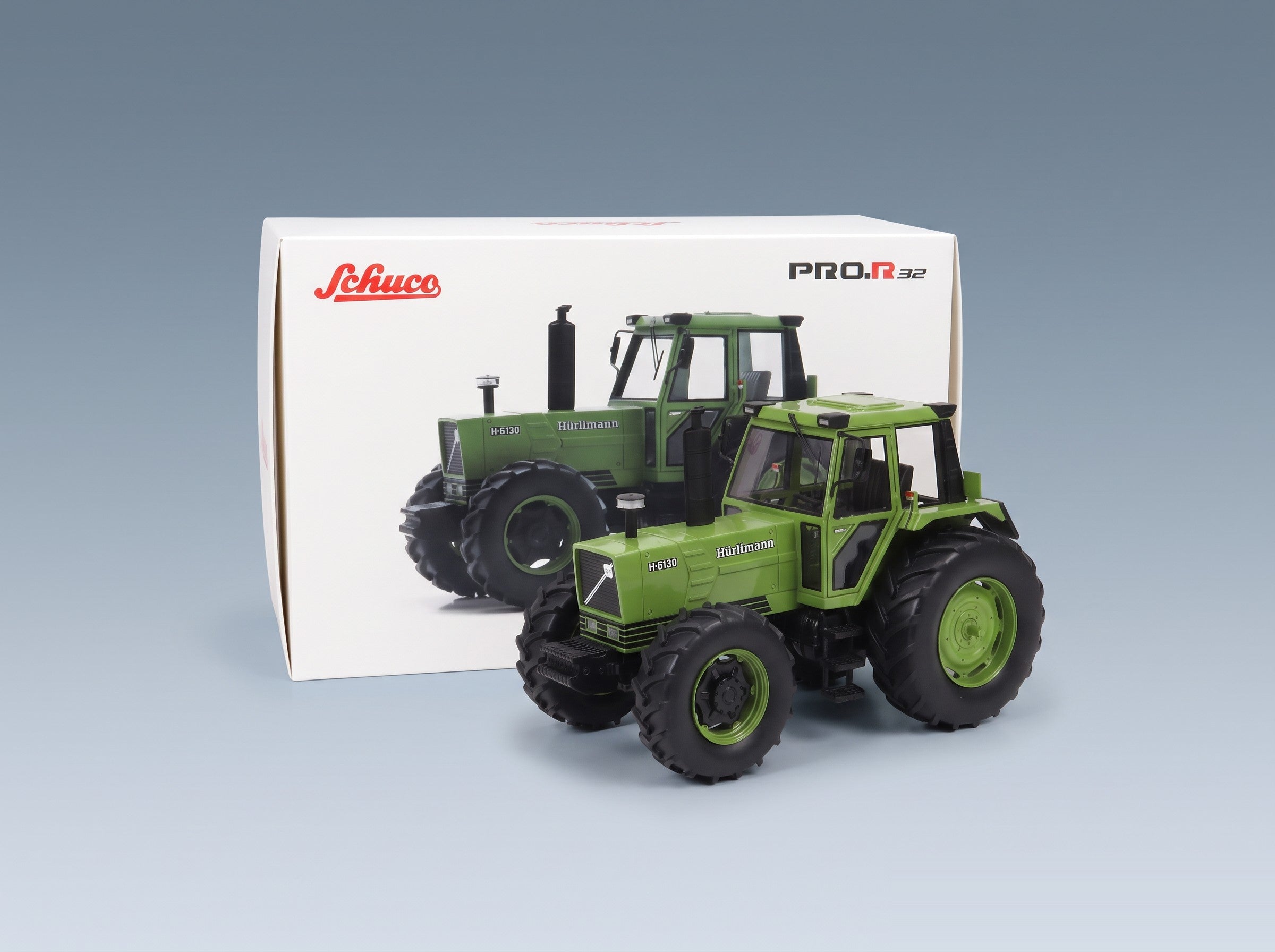 Hürlimann H-6170 Tractor 1981 Green Schuco 1:32 scale model - original packaging