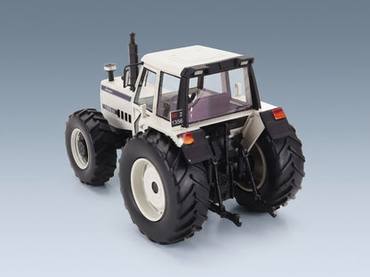 Lamborghini 1356DT Tractor 1987 White Black Schuco 1:32 scale model - rear three-quarter view