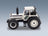 Lamborghini 1356DT Tractor 1987 White Black Schuco 1:32 scale model - side view