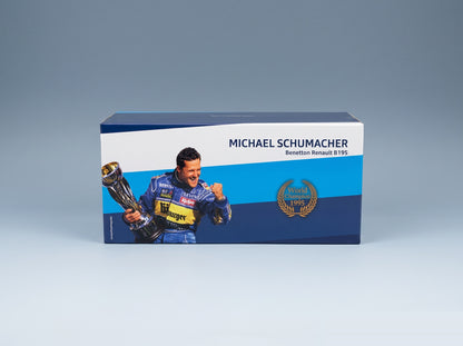 Benetton B195 Mild Seven Renault No. 1 Michael Schumacher Winner Pacific GP World Champion 1995 Minichamps 1:18 scale model - original packaging
