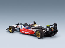 Dallara F3 F300 Mugen Honda No. 9 Takuma Sato Silverstone British GP 2000 Minichamps 1:43 scale model - front three-quarter view, top down