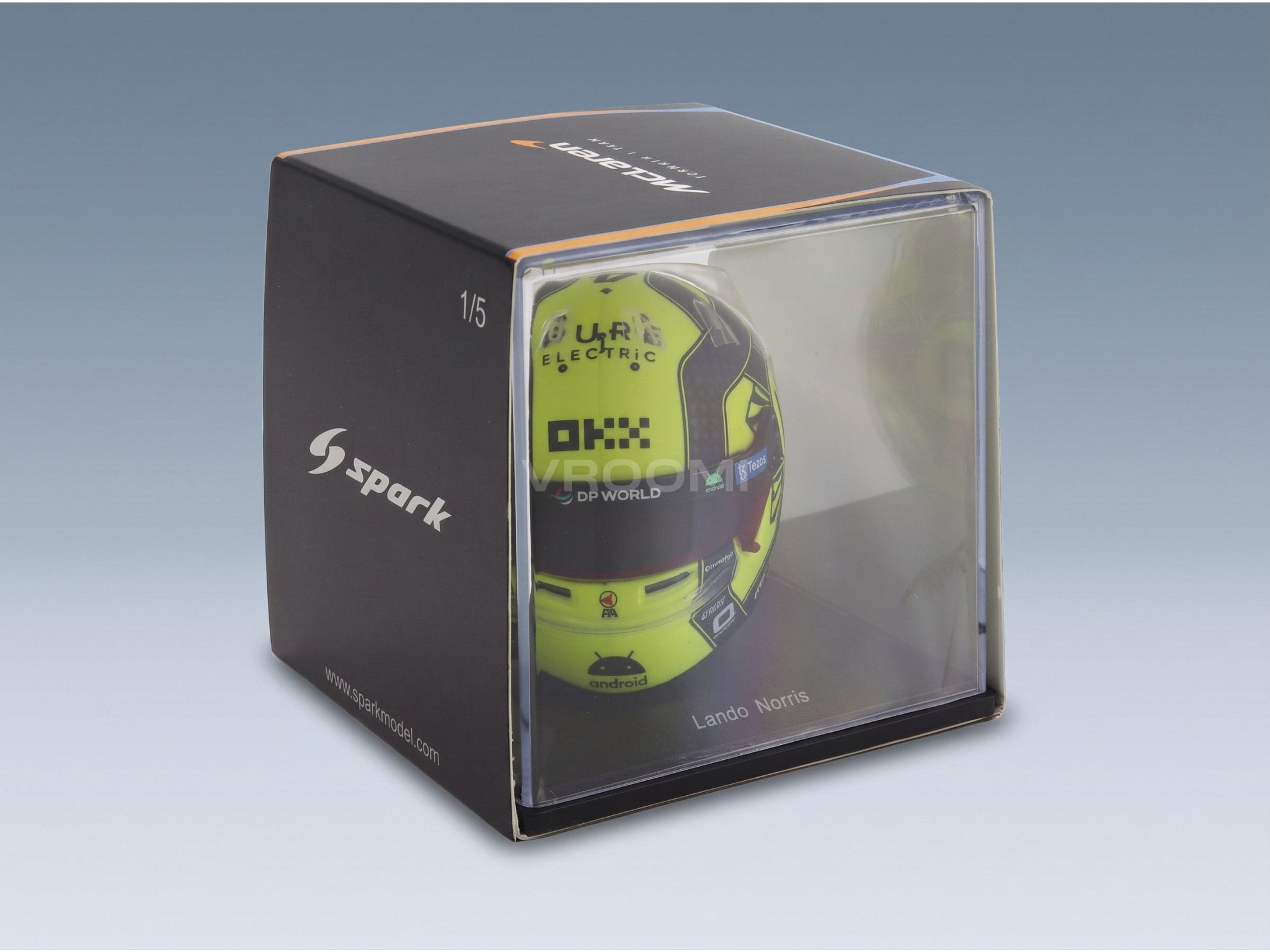 Bell Helmet McLaren MCL60 No. 4 Lando Norris Season 2023 Spark Model 1:5 scale helmet - original packaging