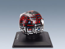 Stilo Helmet Alfa Romeo C43 Stake No. 77 Valtteri Bottas Monaco GP 2023 Spark Model 1:5 - rear three-quarter view