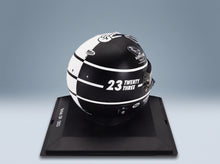 Bell Helmet Williams FW45 Williams Racing No. 23 Alexander Albon British GP 2023 Spark Model 1:5 - rear three-quarter view