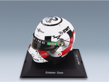 Bell Helmet Renault A523 BWT Alpine Team No. 31 Esteban Ocon Belgium GP 2023 Spark Model 1:5 scale helmet - front three-quarter view