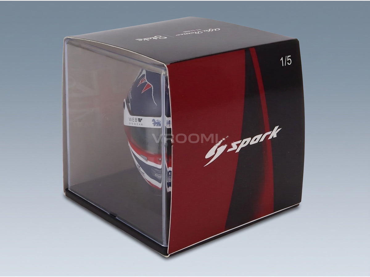 Bell Helmet Alfa Romeo C43 Stake No. 77 Valtteri Bottas British GP 2023 Spark Model 1:5 scale helmet - original packaging