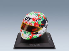 Arai Helmet AlphaTauri AT04 No. 22 Yuki Tsunoda Italian GP Monza 2023 Spark Model 1:5 - front three-quarter view