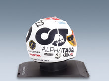 Arai Helmet AT04 AlphaTauri No. 22 Yuki Tsunoda Japan GP 2023 Spark Model 1:5 - rear three-quarter view