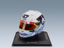 Arai Helmet AT04 AlphaTauri No. 22 Yuki Tsunoda Singapore GP 2023 Spark Model 1:5 - front three-quarter view