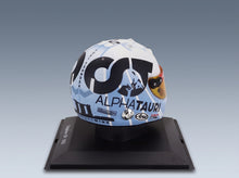 Arai Helmet AT04 AlphaTauri No. 22 Yuki Tsunoda Singapore GP 2023 Spark Model 1:5 - rear three-quarter view