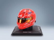 Bell Helmet Renault A523 BWT Alpine Team No. 31 Esteban Ocon Azerbaijan GP 2023 Spark Model 1:5 - front three-quarter view
