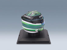 Bell Helmet Aston Martin AMR23 Aramco Cognizant F1 Test 2023 Jessica Hawkins Spark Model 1:5 - rear three-quarter view