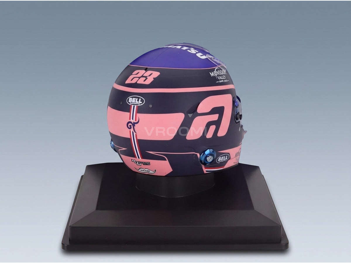 Bell Helmet Alexander Albon Williams Racing No. 23 Season 2024 Spark Model 1:5 scale helmet - rear three-quarter view